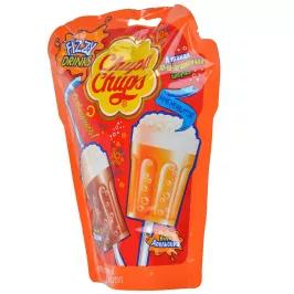 Карамель Chupa Chups 3D Fizzy Drinks: Апельсин Кола (105г.)